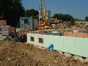 Vor dem Hinterfuellen wird noch isoliert!