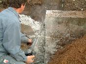 Gartenmauer musste teilweise entfernt werden